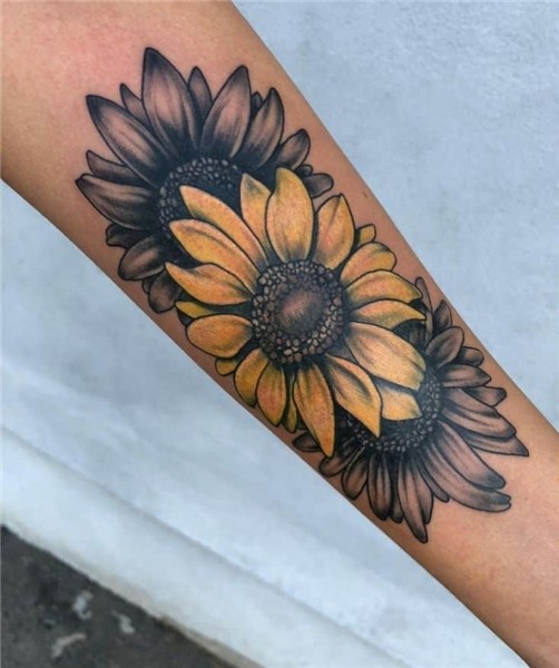 250 Amazing Sunflower Tattoo Designs with Meanings and Ideas