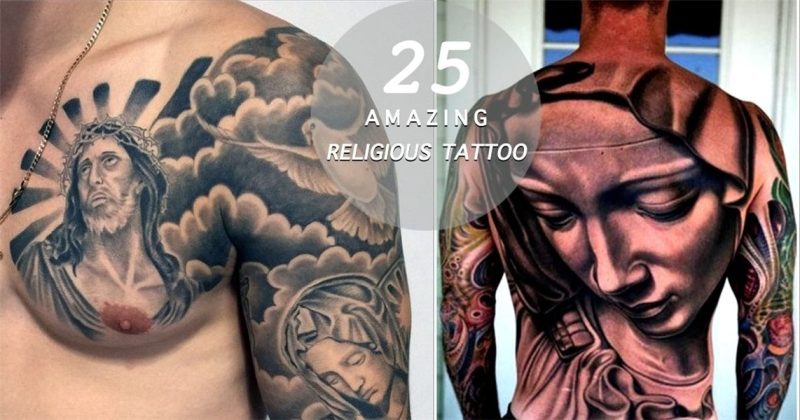 25 Amazing Religious Tattoo Ideas For Men - Stylendesigns