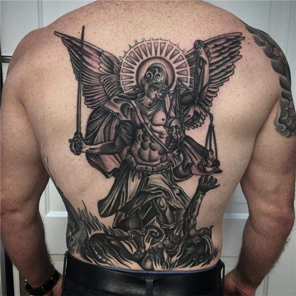 25 Angel Tattoo Designs For Men Of Faith