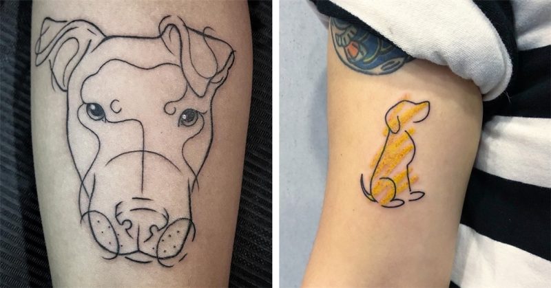 25+ Creative Dog Tattoos That Pay Homage to Paw-fect Pups -