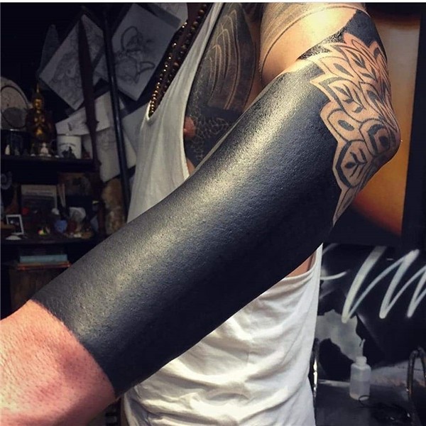 25 blackout tattoo design ideas for men and women - Legit.ng