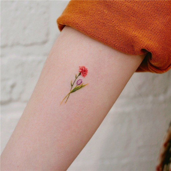 27 Beautiful Carnation Tattoo Ideas and Their Symbolism Carn
