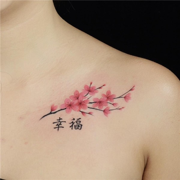 27 Charming Cherry Blossom Tattoo Examples Tattoos for women