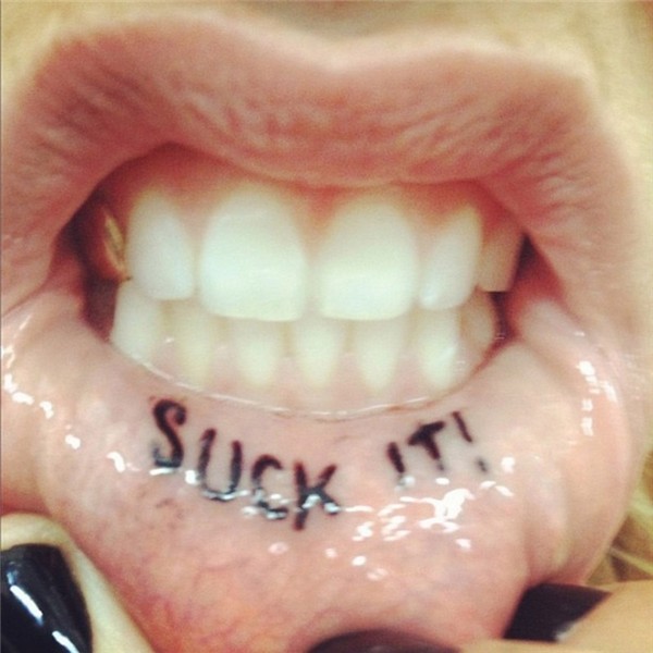 28 Best Lip Tattoo Ideas, Designs, Images And Pictures