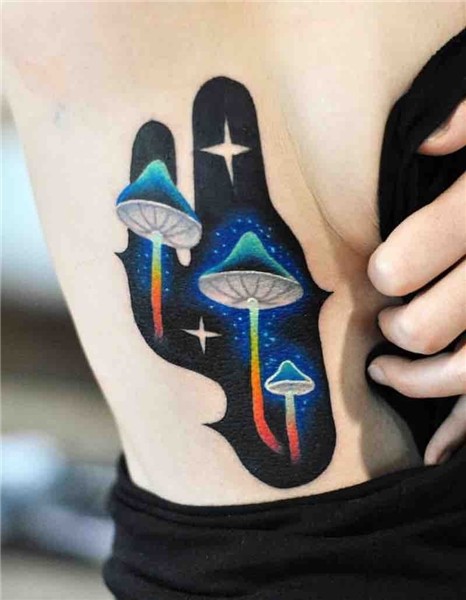 28 Enchanting Mushroom Tattoos Mushroom tattoos, Psychedelic