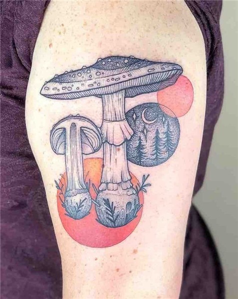 28 Enchanting Mushroom Tattoos Mushroom tattoos, Tattoos, Gi