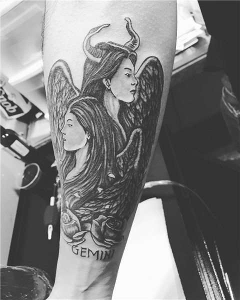 28 Gemini Tattoo Designs For Men - Visual Arts Ideas