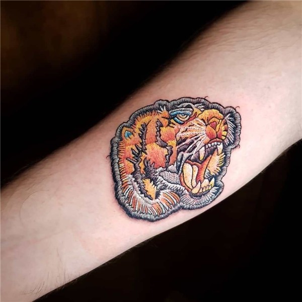 30 Amazing Embroidery Tattoos That Look Like They are Actual