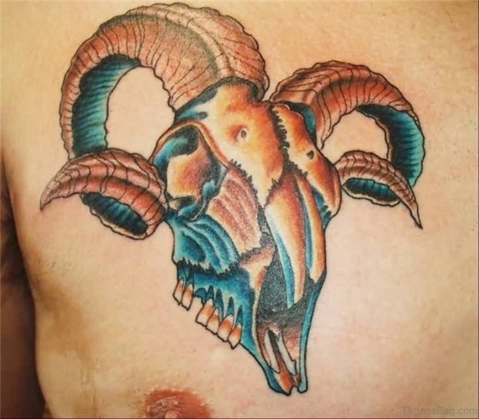 30 Aries Tattoo Designs On Chest