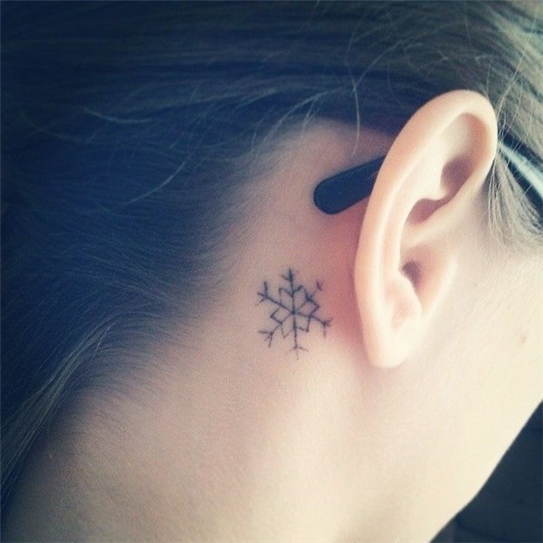 30 Brilliantly Simple Behind-the-Ear Tattoo Ideas Rose tatto
