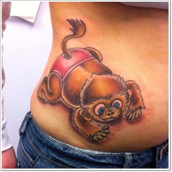 30 Cool and Crazy Monkey Tattoo Designs