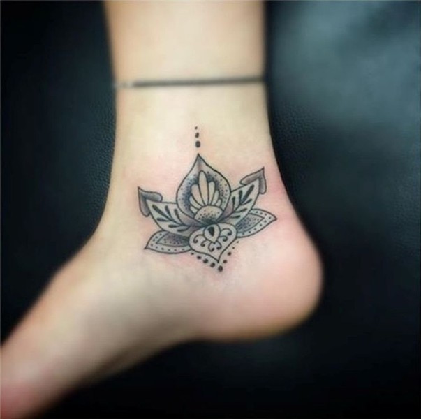 30 Cute Meaningful Trendy Small Ankle Tattoos for Women 2019