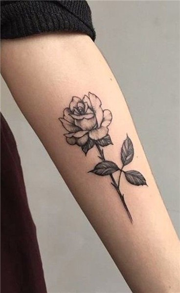 30 Delicate Flower Tattoo Ideas Rose tattoo forearm, Delicat