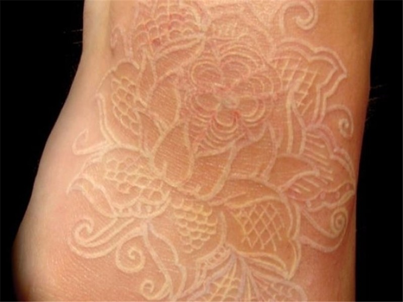30 Gorgeous White Ink Tattoo Designs