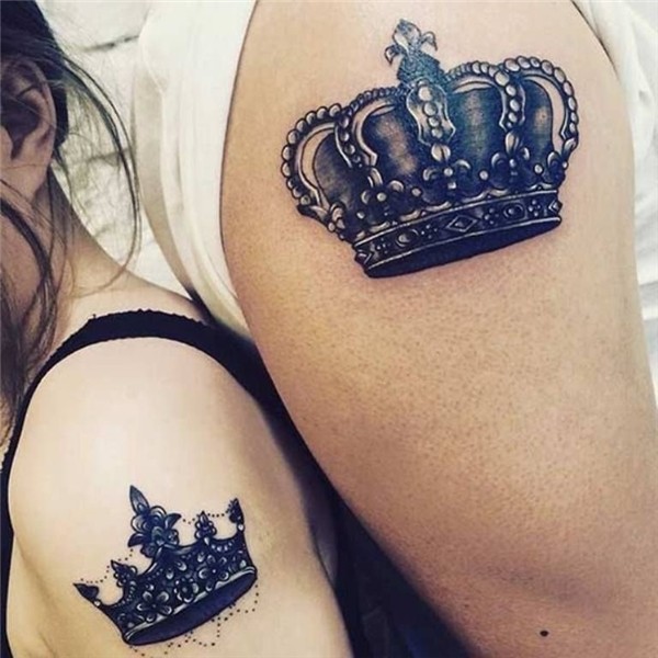 30+ King and Queen Tattoos Matching tattoos, Matching couple