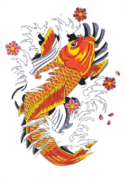 30+ Nice Carp Fish Tattoo Designs