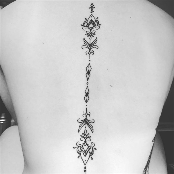 30 Of The Best Spine Tattoo Ideas Ever Spine tattoos for wom