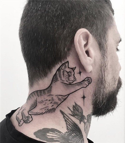 30 People Who Creatively Inked Their Necks Bored Panda