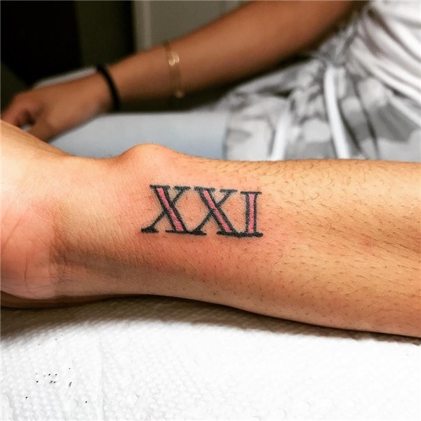 30 Roman Numeral Tattoos That Will Mark Your Most Memorable