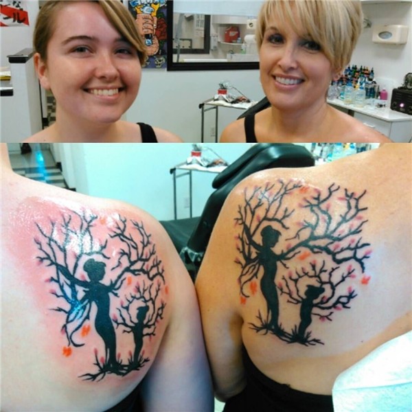 31 Beautifully Mother Daughter Tattoo Ideas Pictures - Spiri