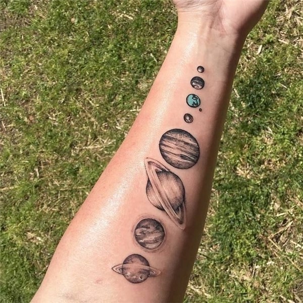 32 Fascinating Solar System Tattoo Designs - TattooBloq Sola