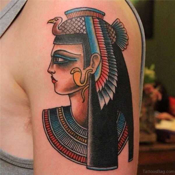 32 Impressive Egyptian Shoulder Tattoos