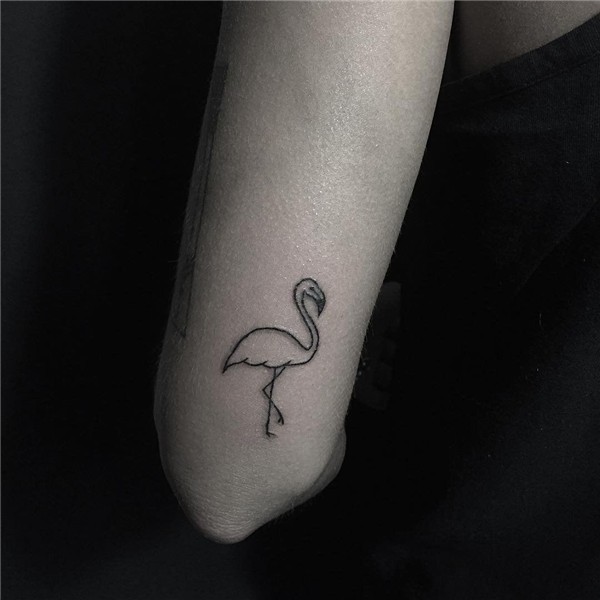 33 Cute Holiday Tattoo Small for Your Special Ideas Flamingo