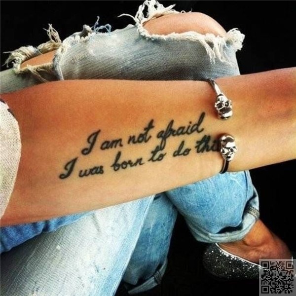 34 of the Best Word Tattoos You'll Ever See ... Arm quote ta