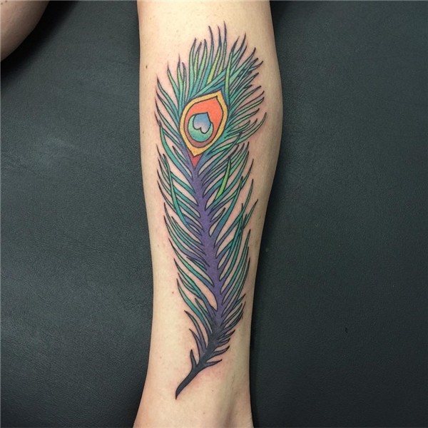 35 Colorful Peacock Feather Tattoo - Meaning & Designs (2019