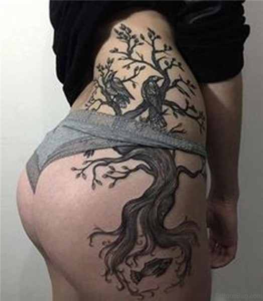 35 Fabulous Tree Tattoos On Thigh