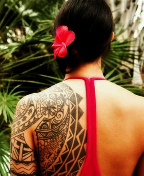35 Hawaiian tattoos: Tribal, turtles and flowers - ClubTatto
