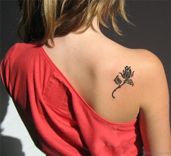 35+ Ideas Of Small Elephant Tattoos Small rose tattoo, Back