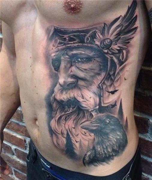 35+ Odin’s Raven Tattoo Designs, Images And Pictures