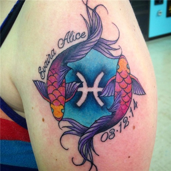 35 Pisces Tattoo Designs For Girl - Visual Arts Ideas