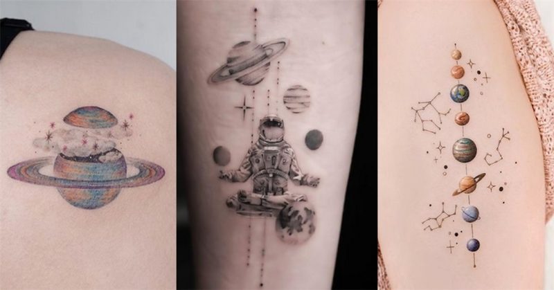 35 Spectacular Solar System Tattoos - Tattoo Ideas, Artists