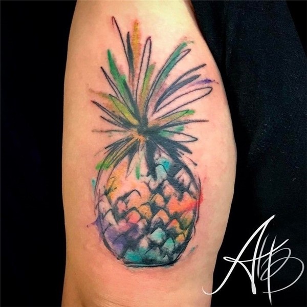 37 Fresh Pineapple Tattoo Designs for Tropical Vibes - Tatto