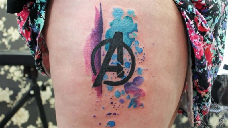 37 Small Tattoo Ideas For Big Avengers Nerds Avengers tattoo
