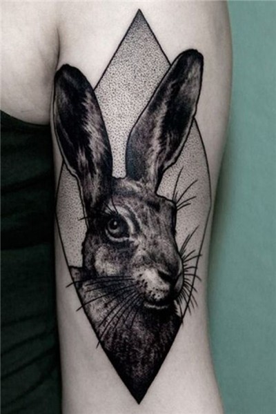 37 tatuagens femininas de coelho Rabbit tattoos, Bunny tatto