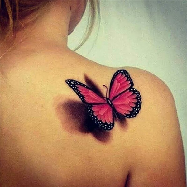 3_D Butterfly Butterfly tattoos for women, Butterfly tattoo