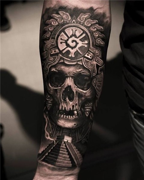 3D Tattoo 82 Aztec tribal tattoos, Mayan tattoos, Aztec tatt