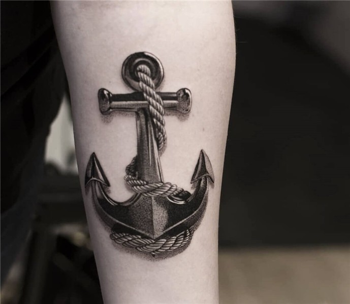 3D anchor tattoo by Guillaume Martins Photo 30175
