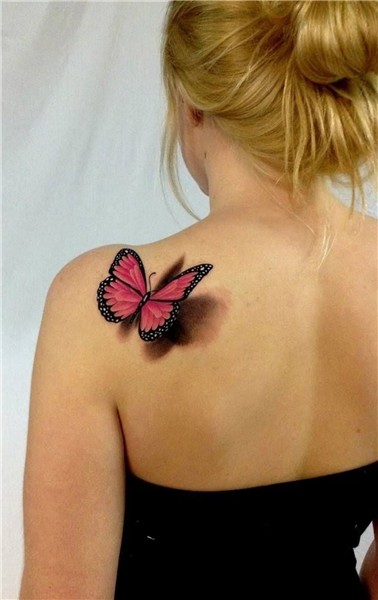 3d Butterfly Tattoos On Neck * Arm Tattoo Sites