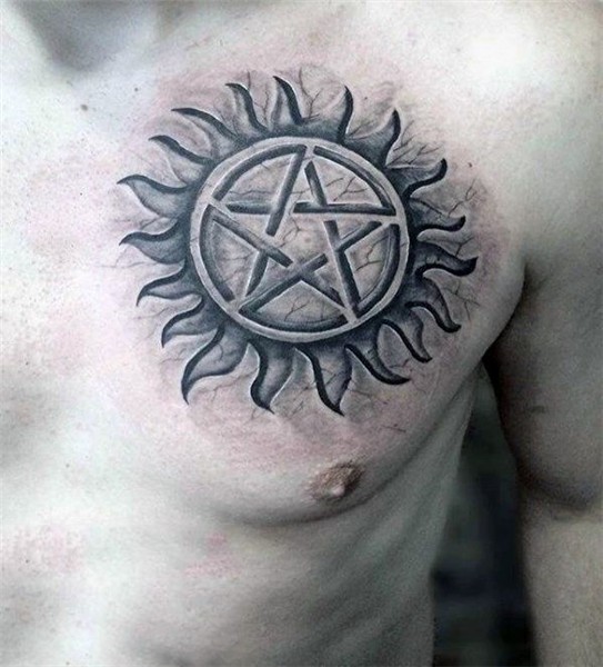 40 Anti Possession Tattoo Designs für Männer - übernatürlich