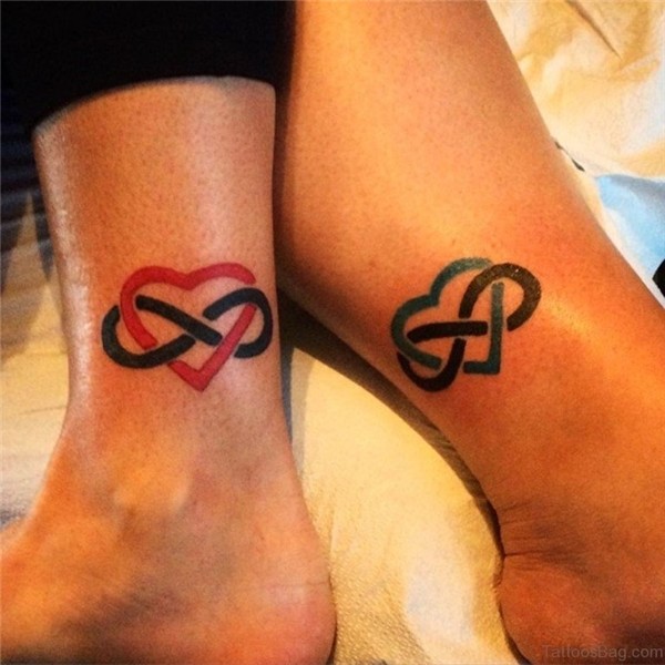 40 Sweet Infinity Tattoos on Ankle