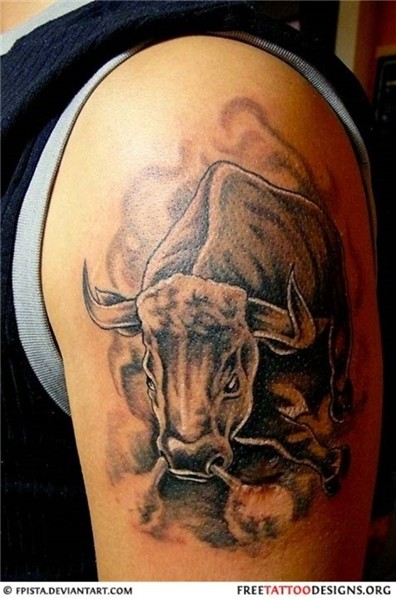 40 Taurus Zodiac Sign Tattoo Designs with Meanings Bull tatt