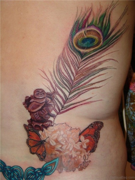 43 Wondrous Feather Tattoos On Back