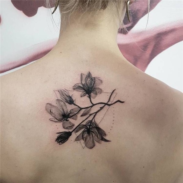 44 Beautiful Magnolia Tattoo Designs Tatueringsidéer och Pys