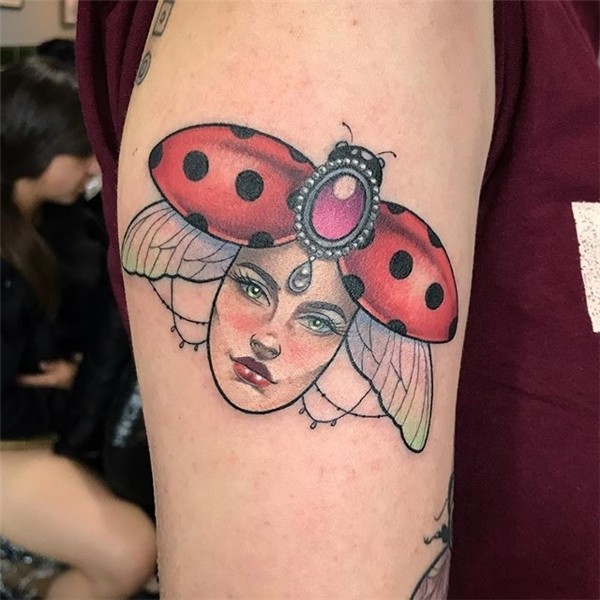 44+ Best Ladybug Tattoos Ideas Designs For Summer 2019 - Sty