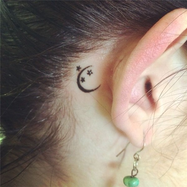 45 Tattoos Behind Ear for Endless Beauty and Cuteness Star t