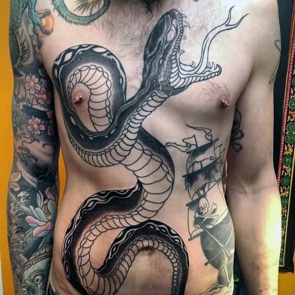 45+ Traditional Stomach Tattoos